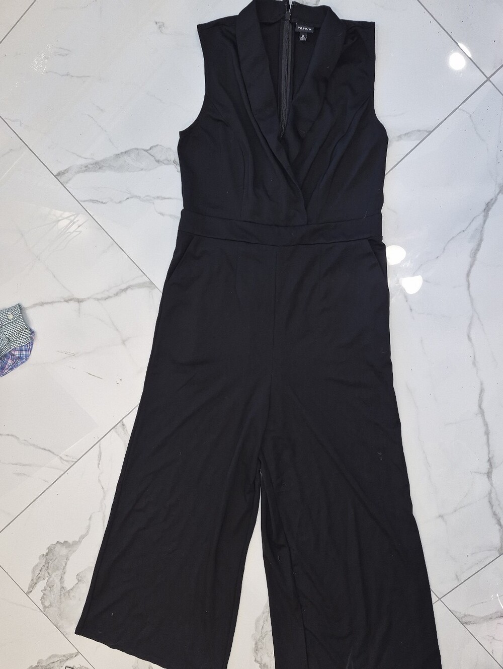 torrid Black Wide-Leg Jumpsuit with Zip Back